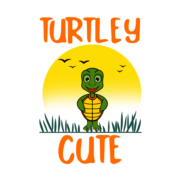 TURTLEY Cute Turtle by SartorisArt1