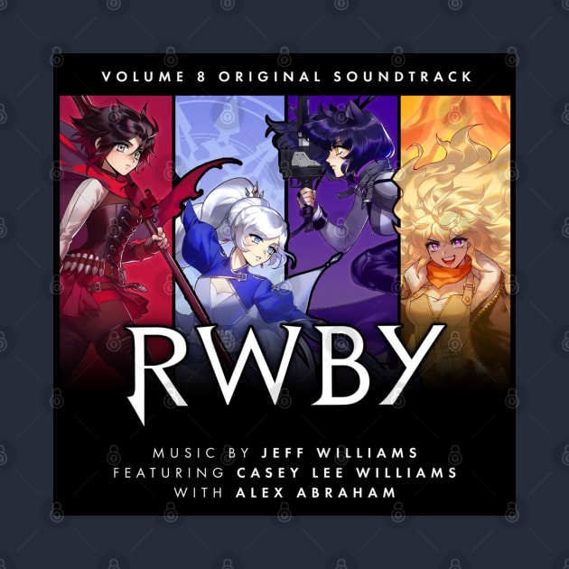 RWBY - Volume 8 OST Album Cover by indieICDtea