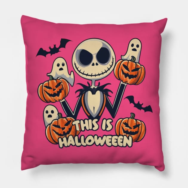 Pumpkin King Pillow by BukovskyART