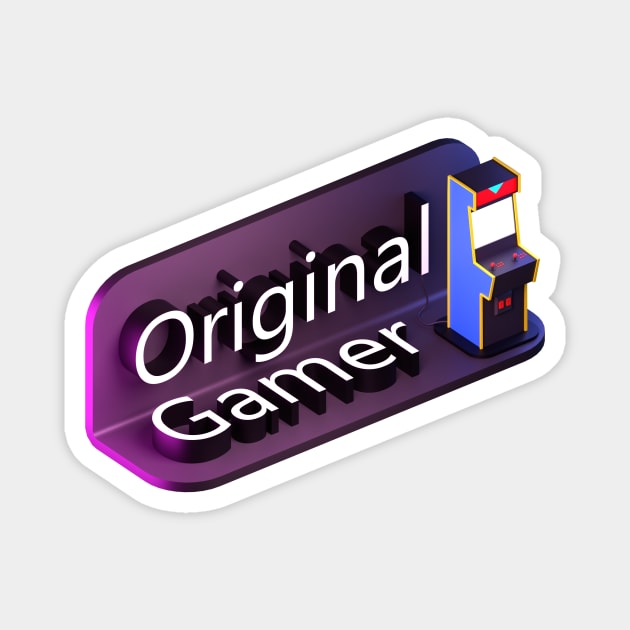 Original Gamer Magnet by Bruce Brotherton