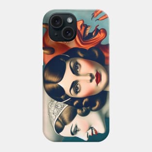 Girl undecided between good and evil, after all, am I good or am I bad? Phone Case