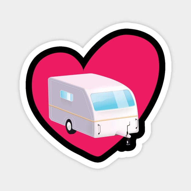 Love Caravans Magnet by nickemporium1