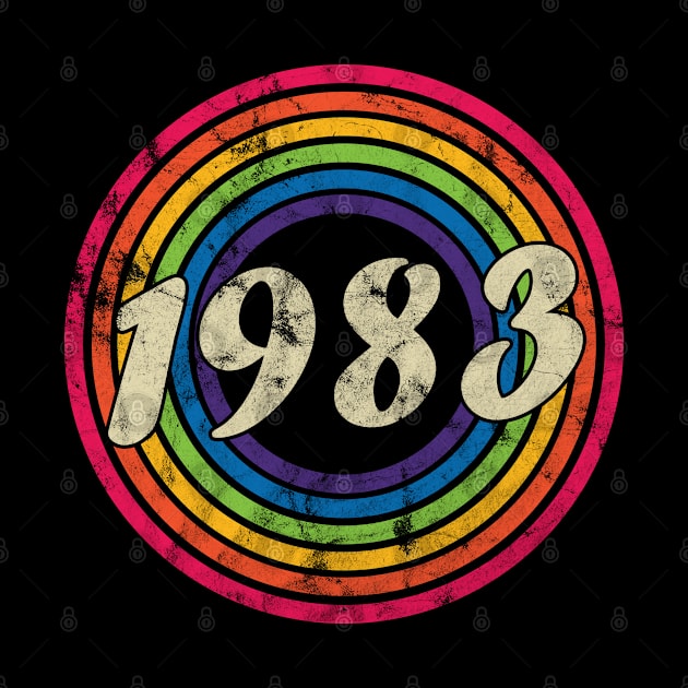 1983 - Retro Rainbow Faded-Style by MaydenArt