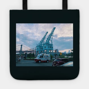 Domino Park Williamsburg Summer Sunset Tote