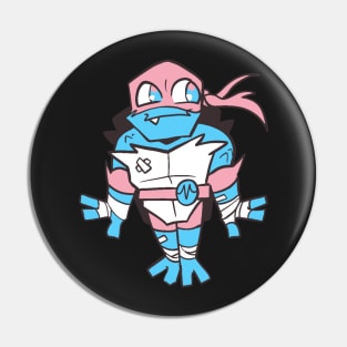 Raph Transgender Flag ROTTMNT Pin