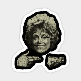 Rue McClanahan 70s -VINTAGE RETRO STYLE Magnet