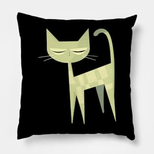 Mid-Century Modern CAT Kitchens Pillow