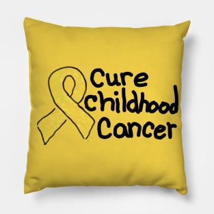 Cure Childhood Cancer Pillow