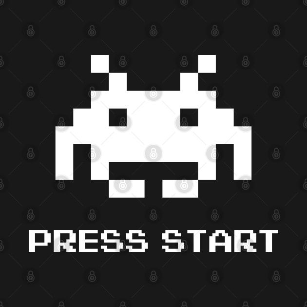 Press Start Space Invaders by Anthonny_Astros