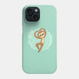 Sloth make a Love Shape Gesture Phone Case