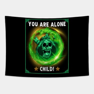 You Are Alone Child - Adventure Time Lich Tapestry