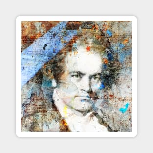 Beethoven Composer Musician Portrait Magnet