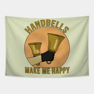 Handbells Make Me Happy Tapestry