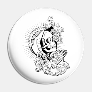 Santa De Muerte Pin