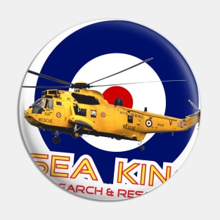 Westland Sea King Search and rescue helicopter in RAF roundel, Pin