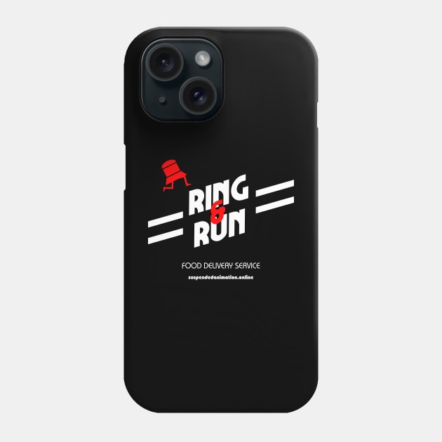 Ring and Run Food Delivery Phone Case by tyrone_22