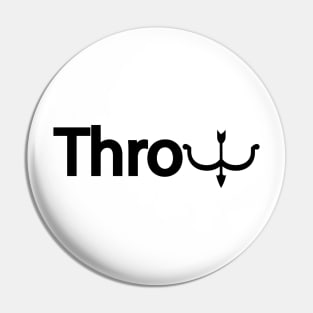 Throw throwing artistic design Pin