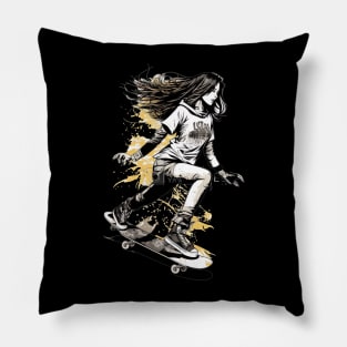 skater girl Pillow