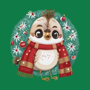 Sparrow Festive Feathered Friend T-Shirt