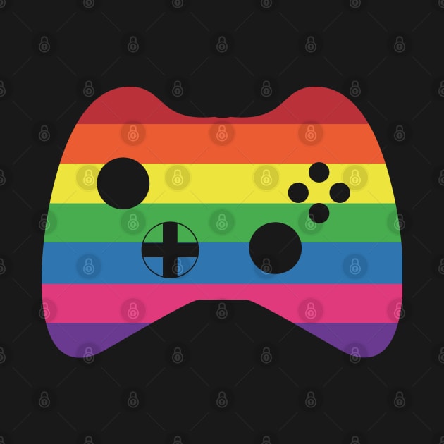 Video Game Controller LGBTQIA Gamer by Issho Ni