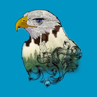 American Eagle/Freedom and Nature/Symbol of Pride T-Shirt