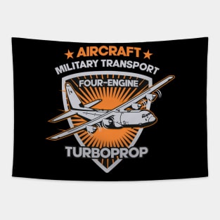 AIRCRAFT MILITARY TRANSPORT Tapestry