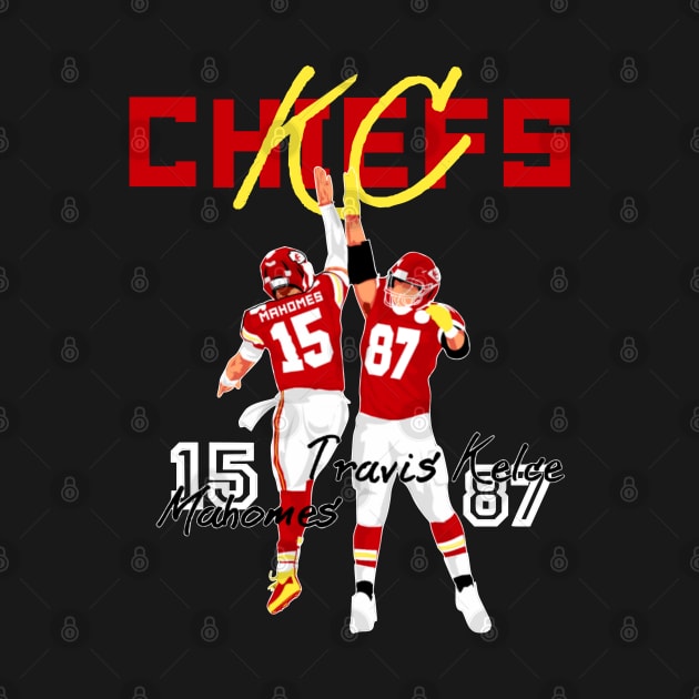 Travis Kelce x Patrick mahomes by Mic jr