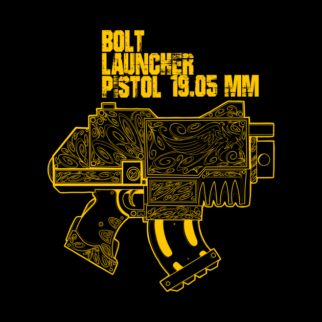 Bolt Launcher gold by paintchips