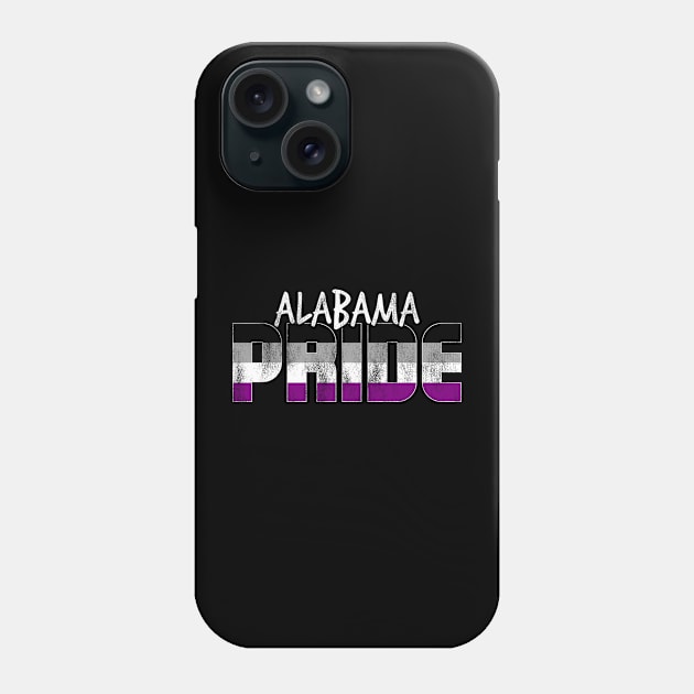 Alabama Pride Asexual Flag Phone Case by wheedesign