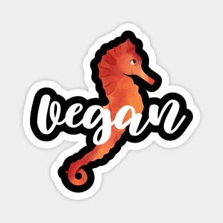 Vegan Seahorse Magnet