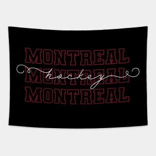 PWHL Hockey Montreal Tapestry