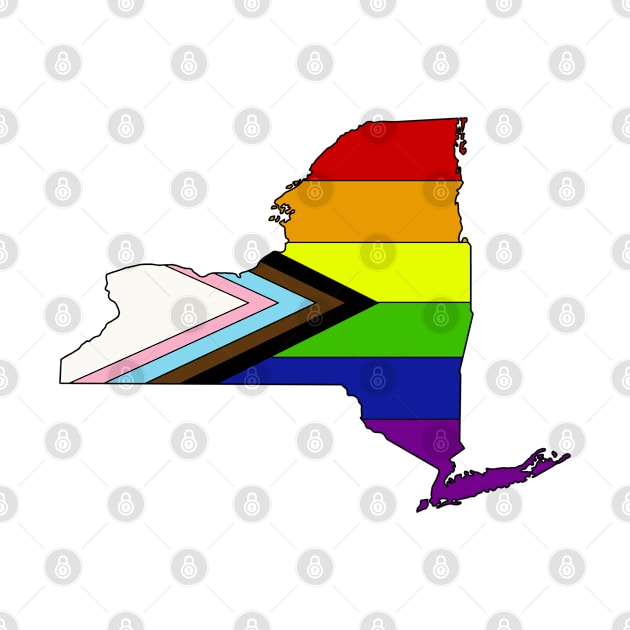 Progress pride flag - New York by TheUndeadDesign