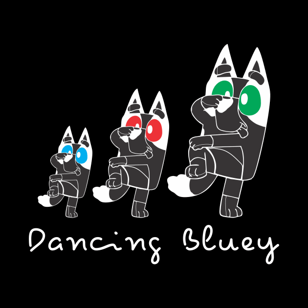 DANCING BLUEY by cokistick