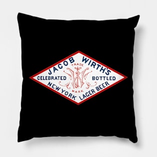 Jacob Wirth's Brewery - New York - 1876 Pillow