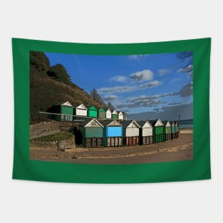 Beach Huts, Middle Chine, Bournemouth Tapestry