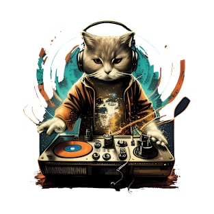 cat musician T-Shirt