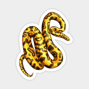 Yellow Snake Magnet