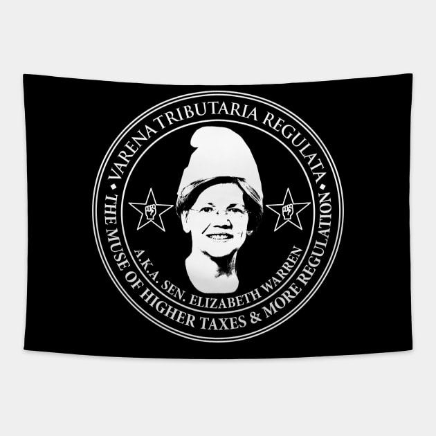 Senator Elizabeth Warren Humor Tapestry by cartogram