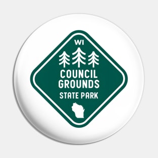 Council Grounds State Park Wisconsin Pin