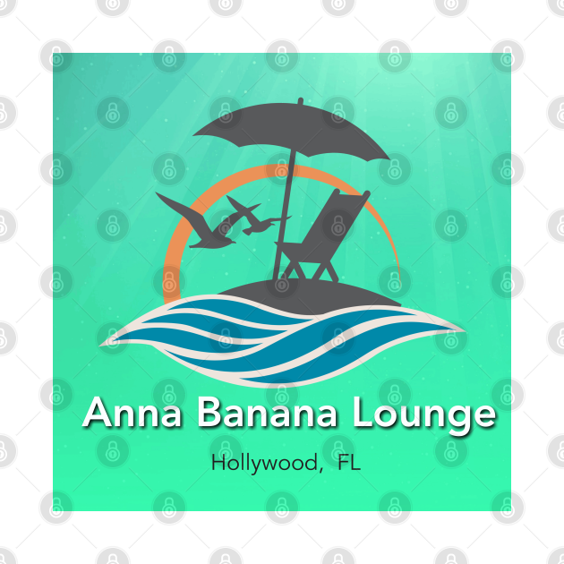 Anna Banana Lounge Bar TShirt TeePublic