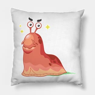 Slug Cartoon Funny Pillow