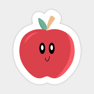 Cute Kawaii Apple Art Magnet