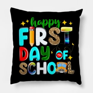 Happy First Day Of School Funny Back To School Pillow