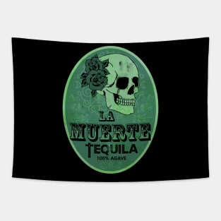 La Muerte Green Tequila Tapestry