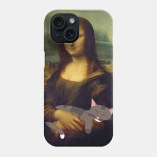 Mona Lisa and Leonarrrrrrdo Phone Case