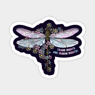 Dragonfly Trans Rights Magnet