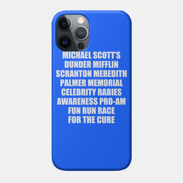 Fun Run Race For The Cure - The Office - Phone Case