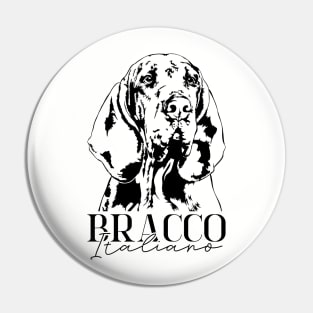 Bracco Italiano dog Portrait Pin
