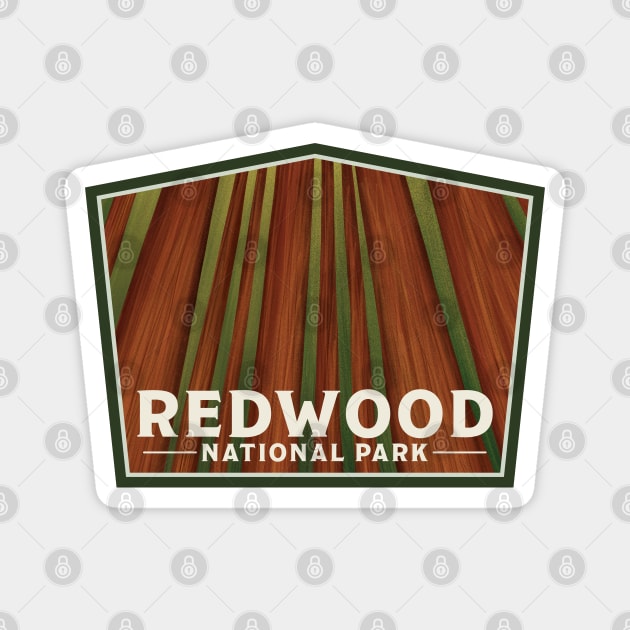 Redwood National Park Magnet by smalltownnc