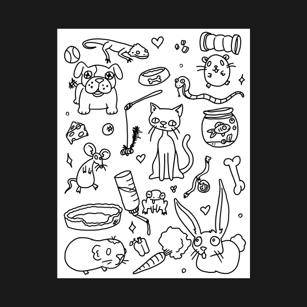 Pets Coloring Page by plotDriving-NPC